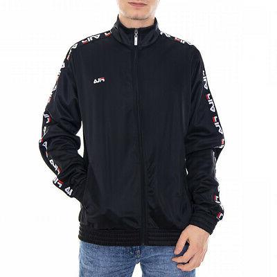 felpa zip uomo tape nera taglia s