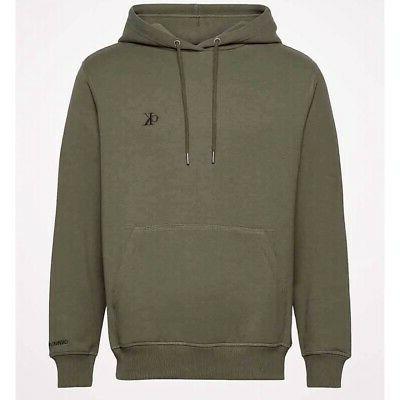 felpe con cappuccio uomo j30j315713 verde j30j315713