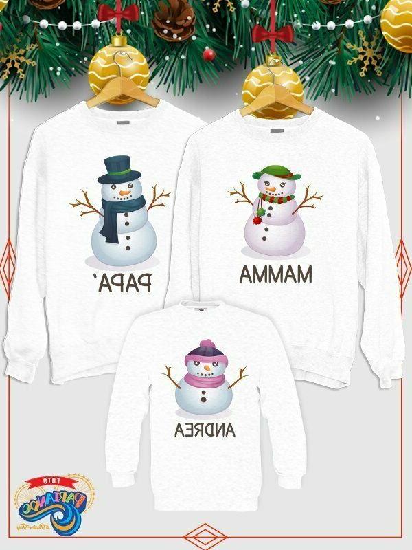 felpa uomo maglia donna bambina 3 felpe