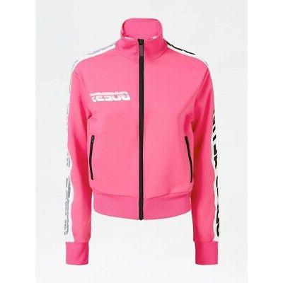 felpe senza cappuccio donna felpa fucsia o01a07