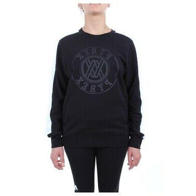 felpe senza cappuccio donna felpa nero 19ipb40449