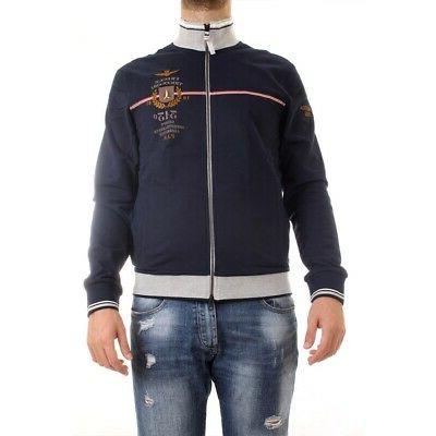 felpe senza cappuccio uomo 202fe1578f418 blu 202fe1578f418