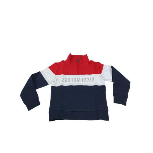 felpe senza cappuccio uomo blusa blu bk0098