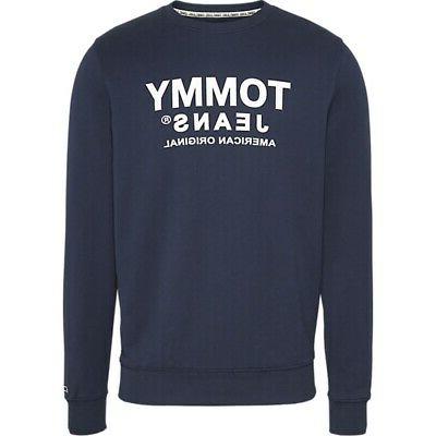 felpe senza cappuccio uomo dm0dm08405 blu dm0dm08405
