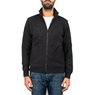 felpe senza cappuccio uomo f40101 nero f40101
