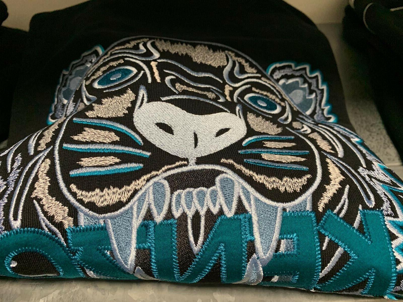 felpe uomo tigre rossa blu originali