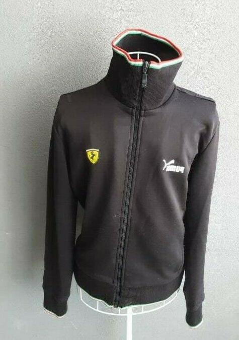 ferrari campioni felpa tracksuit uomo man nera