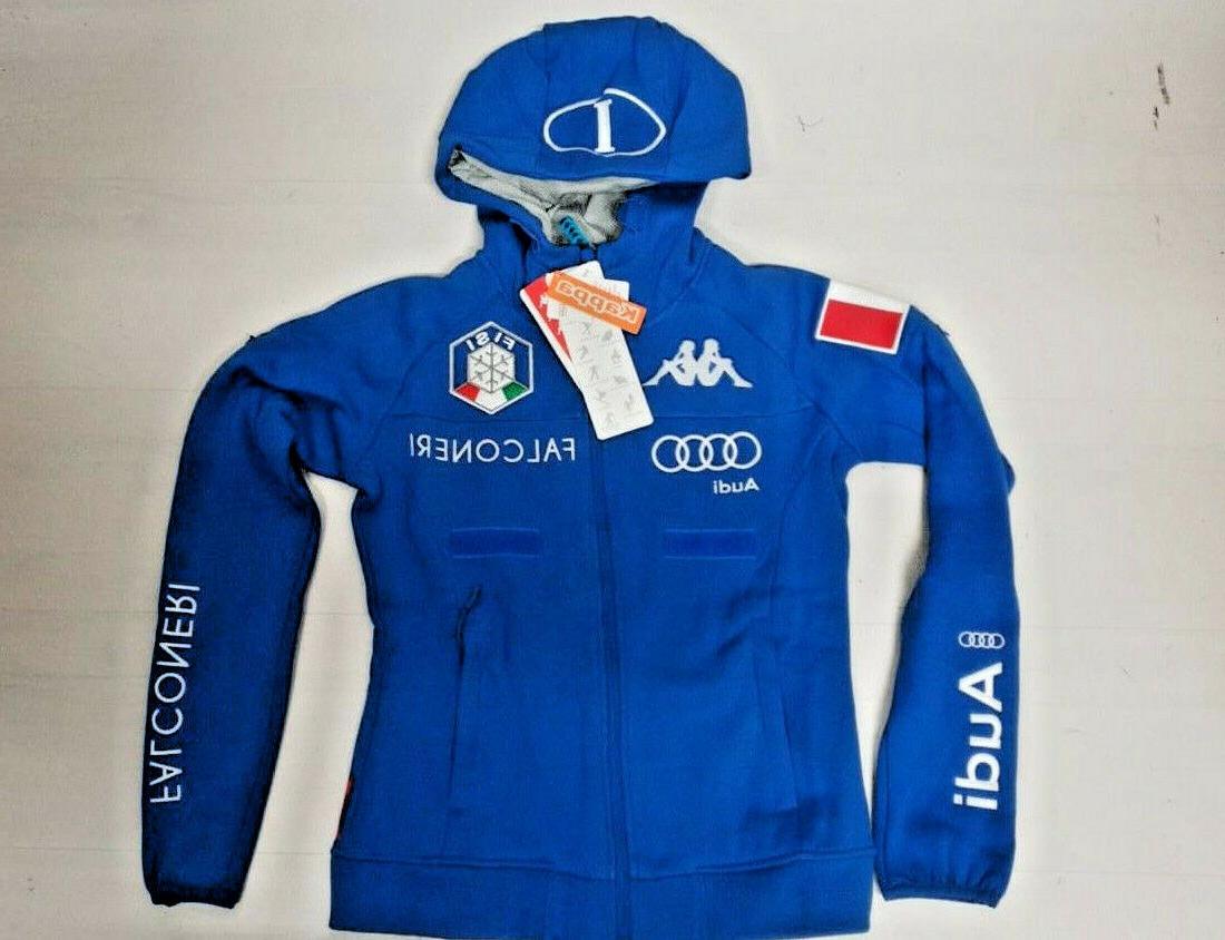 fisi 2020 kappa 6cento felpa anniston donna
