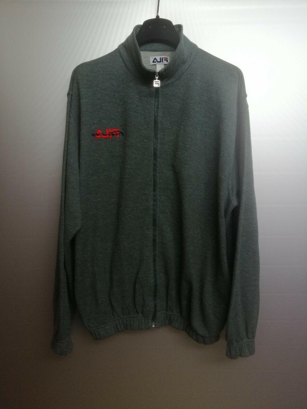 fitness felpa con zip tg xxl vintage