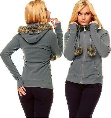 fleecejacke con cappuccio teddy giacca in pile