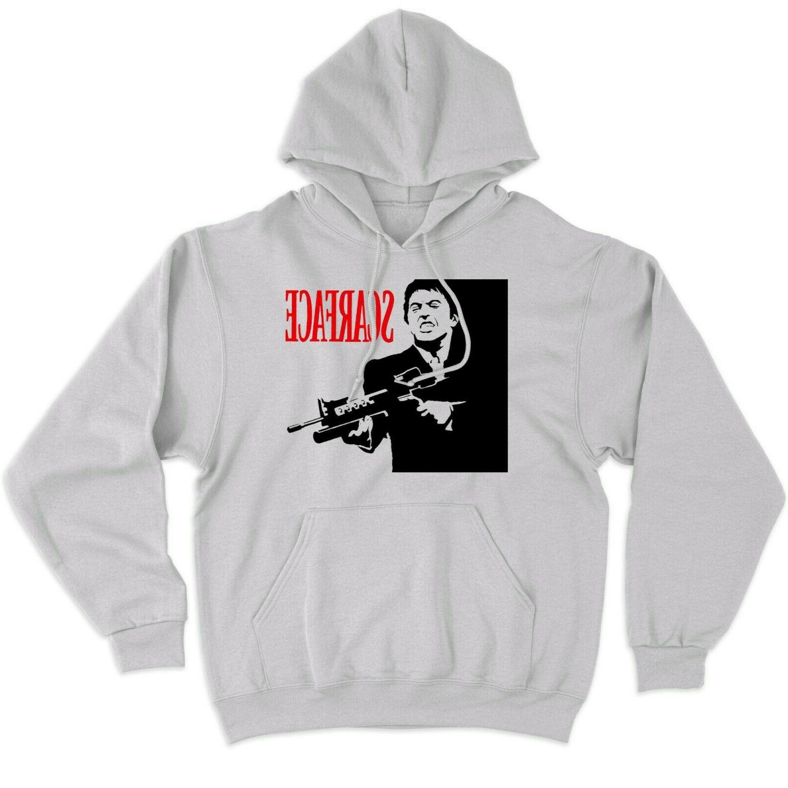 fm10 felpa cappuccio scarface tony cinema tv