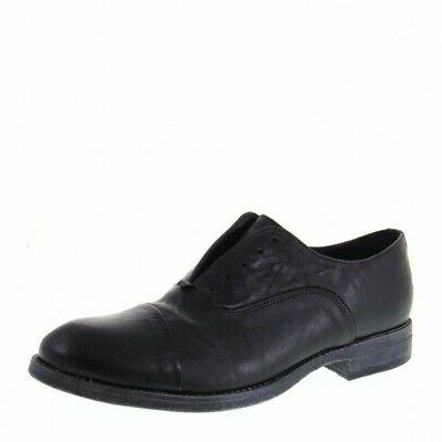 francesine uomo in pelle oyster nero 20641