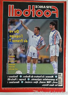 francia calcio del 20 09 1994 cartellina