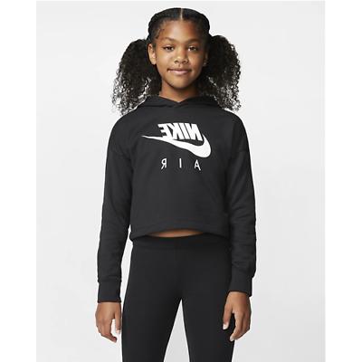 g nsw air crop hoodie felpa corta