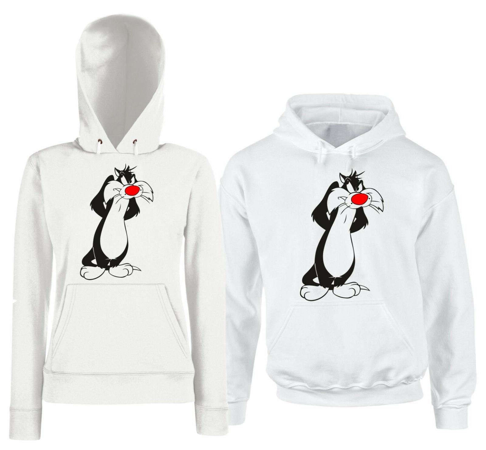 gatto silvestro felpa cappuccio divertente cartoon replica
