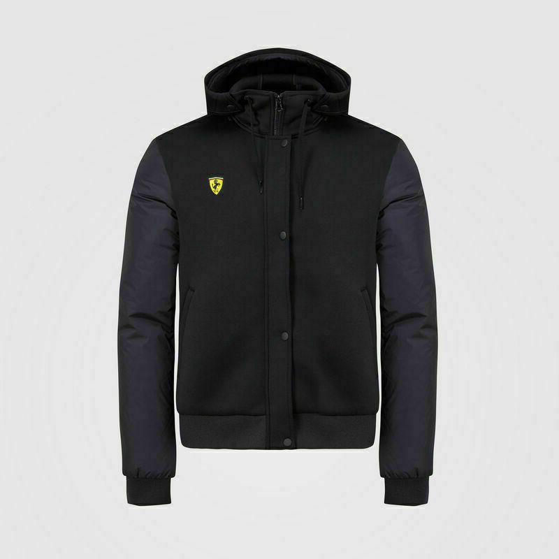 giacca bomber con cappuccio da uomo scuderia