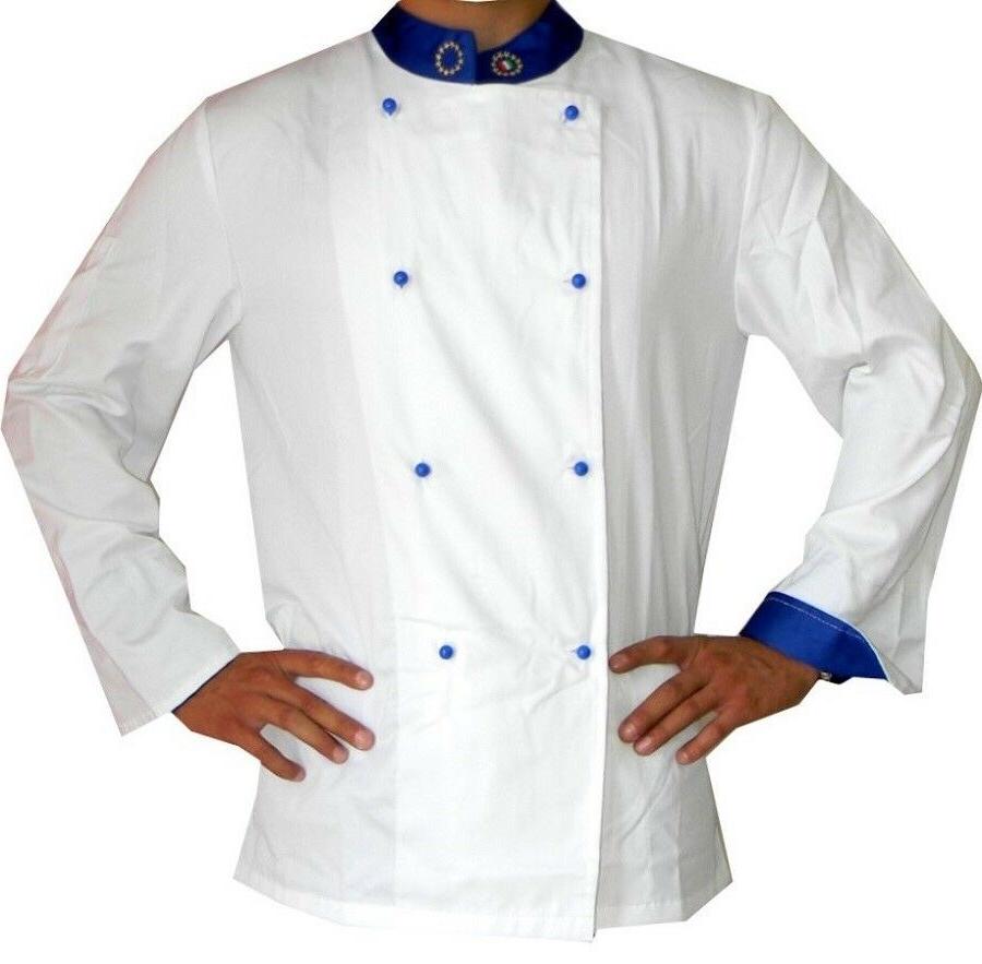 giacca cuoco uomo chef casacca europea ristorante