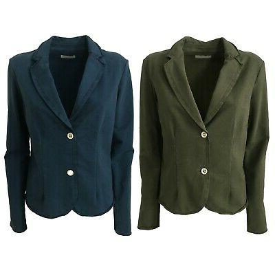 giacca donna felpa garzata slim mod malta