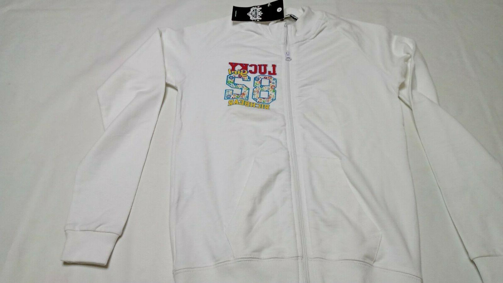 giacca felpa anni 12 con zip manica