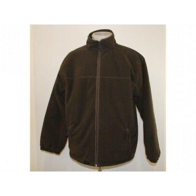 giacca in pile eisenhower da uomo marrone