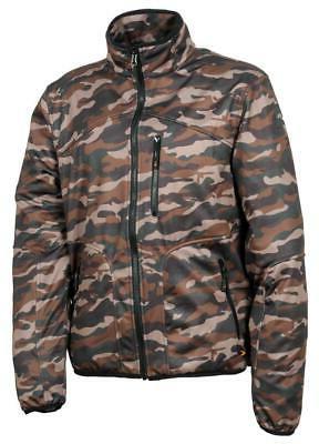 giacca softshell pile con zip antivento da
