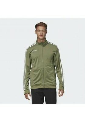 giacca sportiva uomo verde essentials in tricot