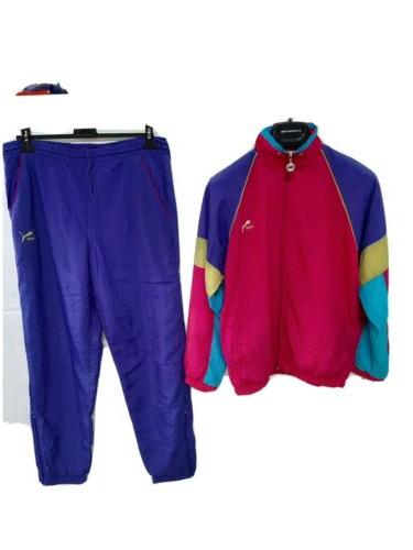 giacca tuta felpa vintage 80s 90s giubbotto