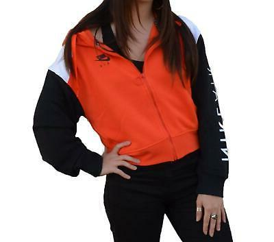 giacchetto con cappuccio donna arancione bv471891
