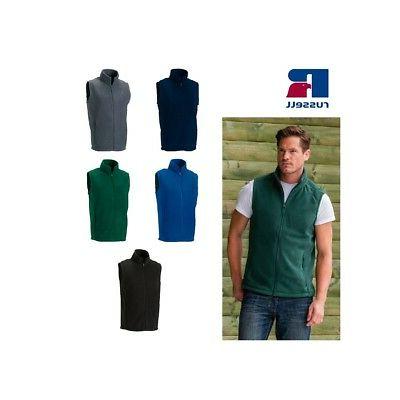 gilet russell pile in felpa thermo uomo