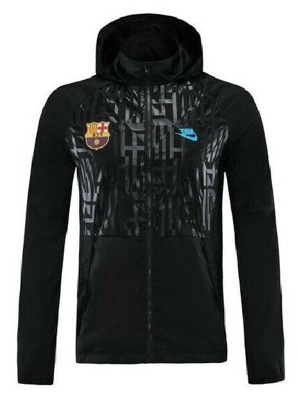 giubbotto del barcellona nero m nuovo con