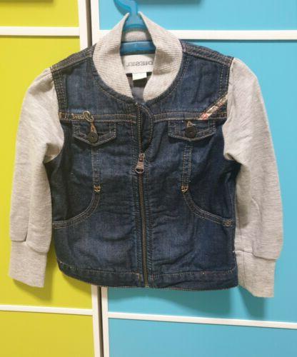giubbotto giubbino jeans blu denin maniche felpa