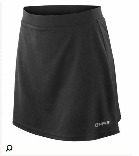 gonna pantaloncino donna nero sport fitness tennis