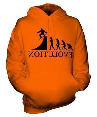 gratis snowboarder evolution of man unisex felpa