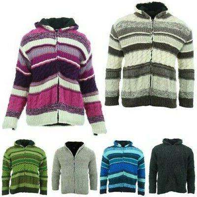 grosso lana multi maglia felpa con cappuccio