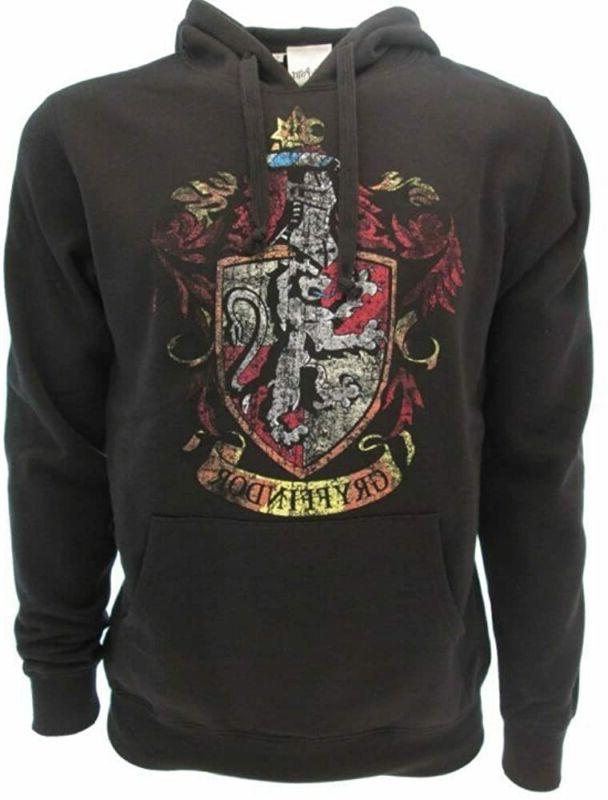harry potter felpa con cappuccio stemma casa