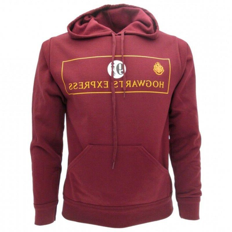 hogwarts express felpa ufficiale bordeaux taglia m