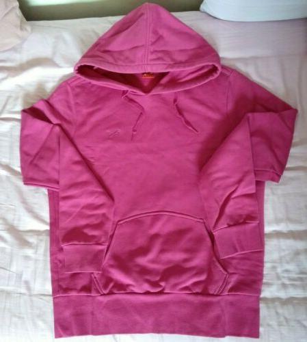 hoodie felpa cappuccio fucsia dark pink sweater