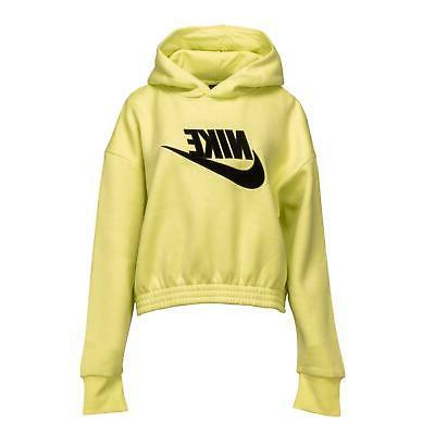 icon patch crop felpa con cappuccio donna