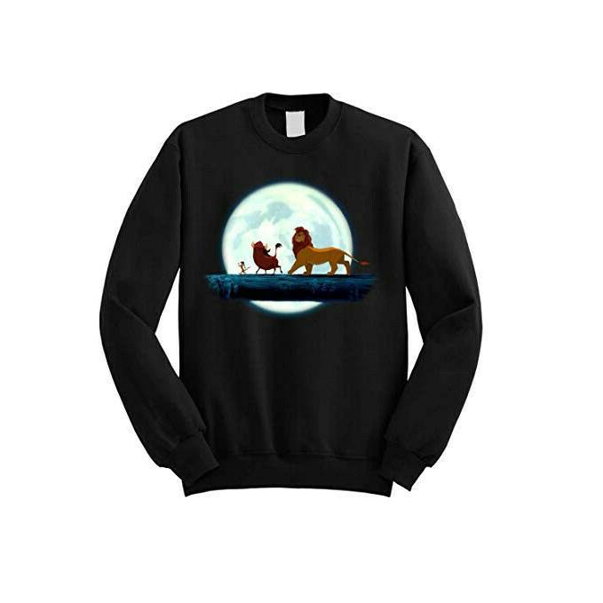 il re leone felpa girocollo abbigliamento idea