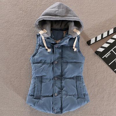 inverno donna senza maniche gilet casual felpe