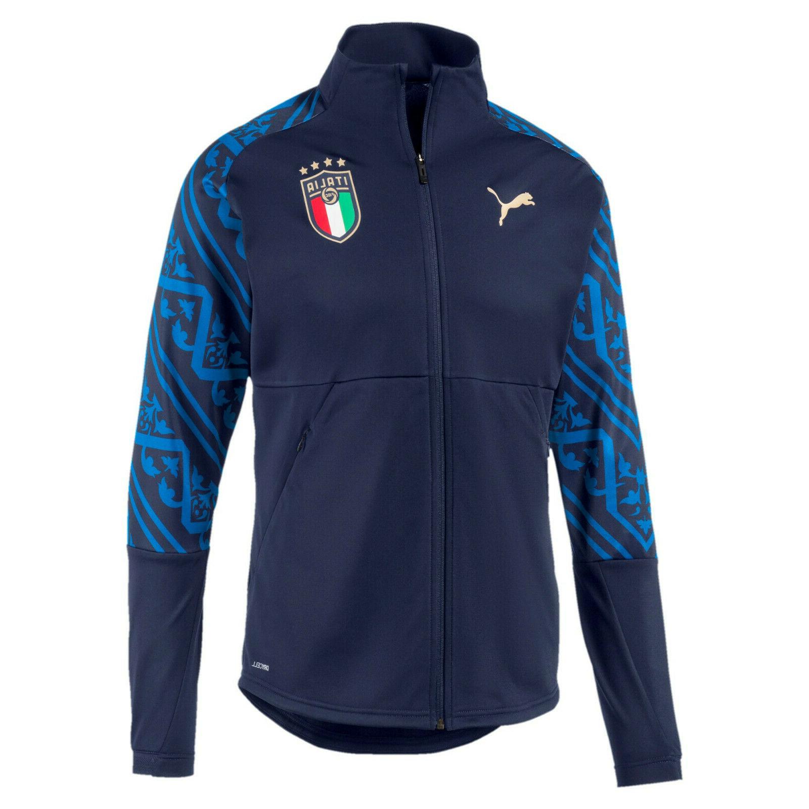 italia figc felpa presentazione stadium blu 2019
