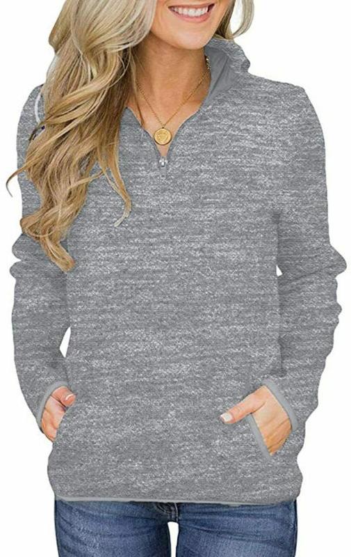 iwoo felpa casual da donna a maniche