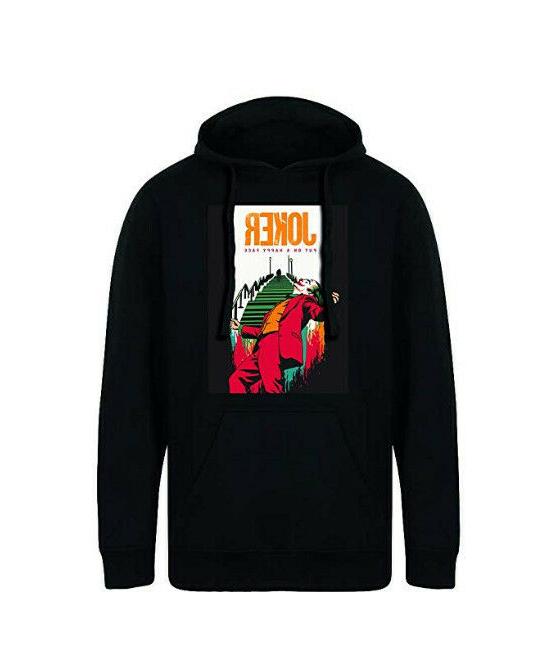 joker felpa cappuccio 1 tasche abbigliamento batman