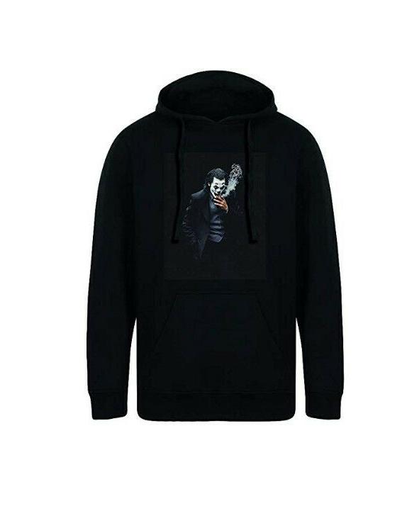 joker felpa cappuccio 3 tasche abbigliamento batman