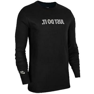 just do it maglia uomo nera cu7406010