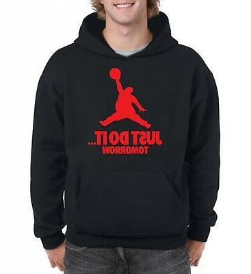 just do it tomorrow felpa simpatica basket