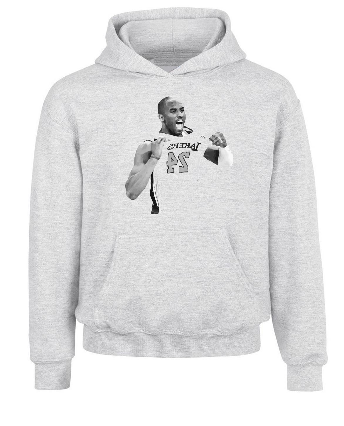 kobe bryant pallacanestro lakers felpa con cappuccio