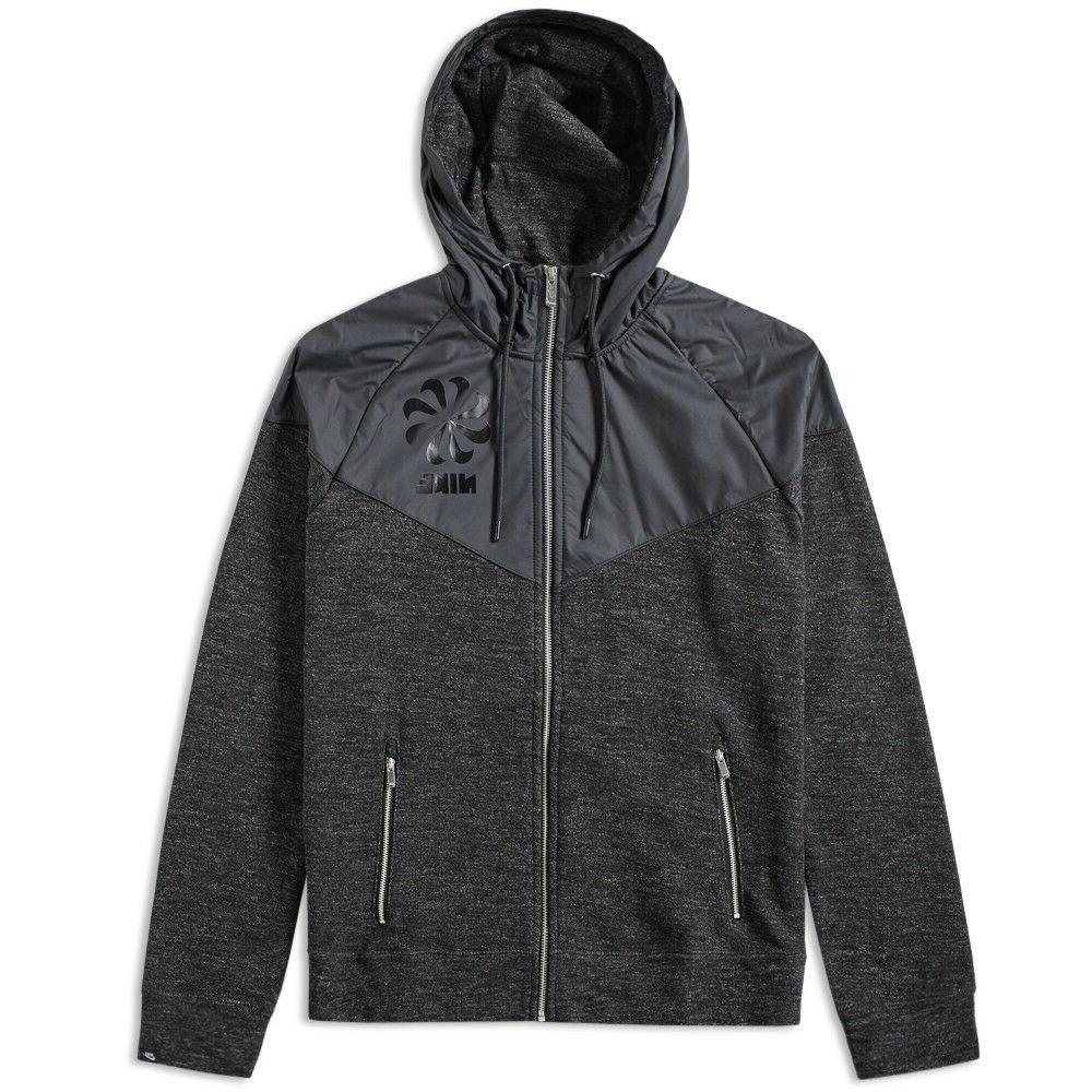 legacy windrunner uomo giacca con cappuccio grigio
