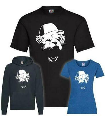 leone con berretto da baseball t shirt