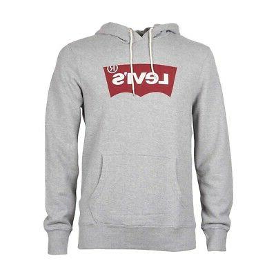 levis felpa uomo con cappuccio in tessuto